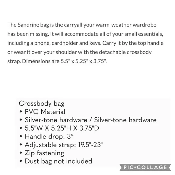 New With Tags, Michael Kors Sandrine Silver Small Box Crossbody Bag - Picture 5 of 16